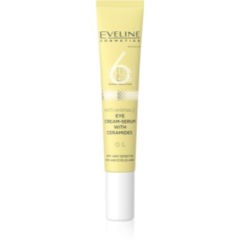 Eveline Cosmetics 6 Ceramides crema anti rid pentru ochi cu ceramide